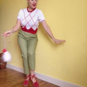 Grace Red Suede Crepe Sole