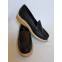 Audrey Loafers Black Leather Crepe Sole