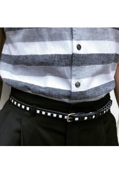 Belt 2-Tone Black - White 