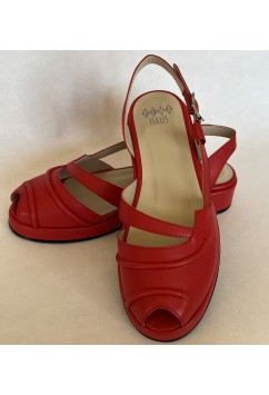 Donna Red Leather Donna Red Leather