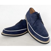 Dynamite Navy Suede with White 