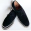 Dynamite Black Suede with White 