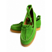 Grace Green Grass Suede Crepe Sole
