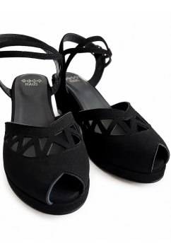 Jezebel Wedge Black Suede Jezebel Wedge Black Suede