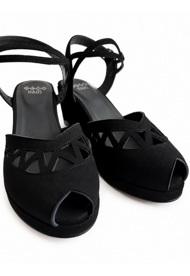 Jezebel Wedge Black Suede Jezebel Wedge Black Suede