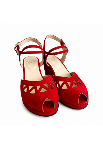 Jezebel Wedge Red Suede Jezebel Wedge Red Suede