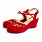 Jezebel Wedge Red Suede Jezebel Wedge Red Suede
