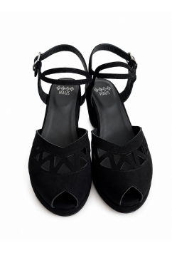 Jezebel Wedge Black Suede Jezebel Wedge Black Suede