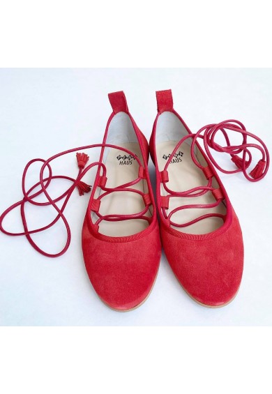 Judy Red Suede