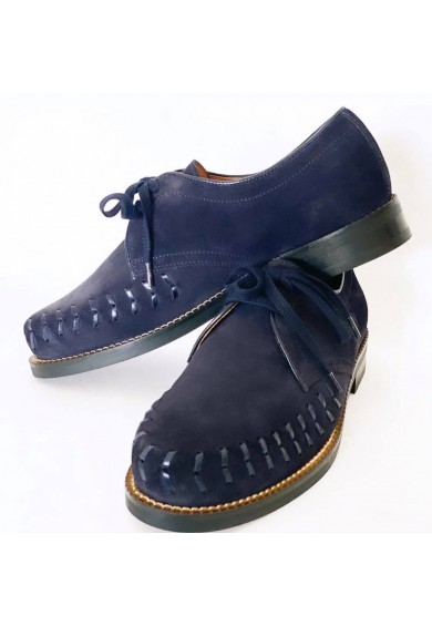 Neptune Navy Blue Suede