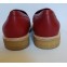 Audrey Loafers Red Leather Crepe Sole