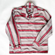Striped Red & Grey  - Long Sleeve
