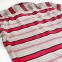 Striped Red & Grey  - Short Sleeve