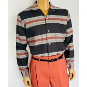 Ritchie Collection Rust Stripes Long Sleeves