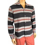 Ritchie Collection Rust Stripes Long Sleeves