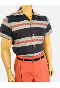 Ritchie Collection Rust Stripes 