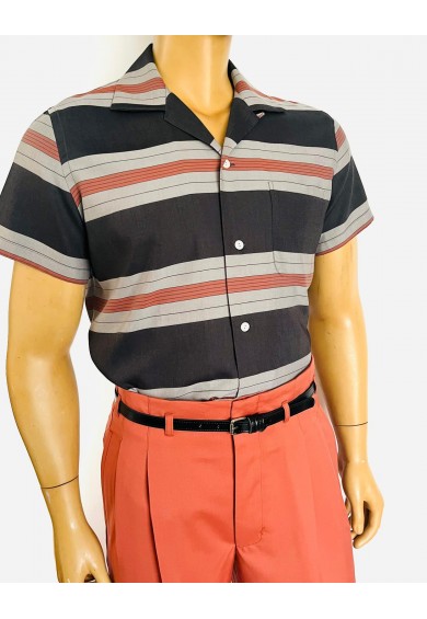 Ritchie Collection Rust Stripes 