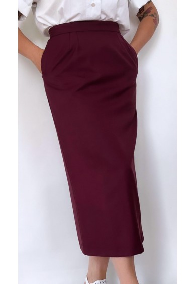 Skirt 'Sue' Bordeaux