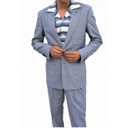 Suit Baby Blue Flecked 