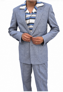Suit Baby Blue Flecked Suit Baby Blue Flecked