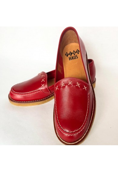 Wanda Red Leather