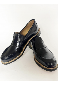 Wayne Black Leather 