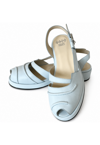 Donna Baby Blue Leather Donna Baby Blue Leather