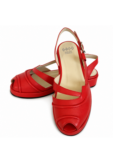 Donna Red Leather Donna Red Leather