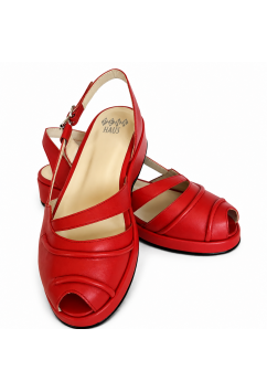 Donna Red Leather Donna Red Leather