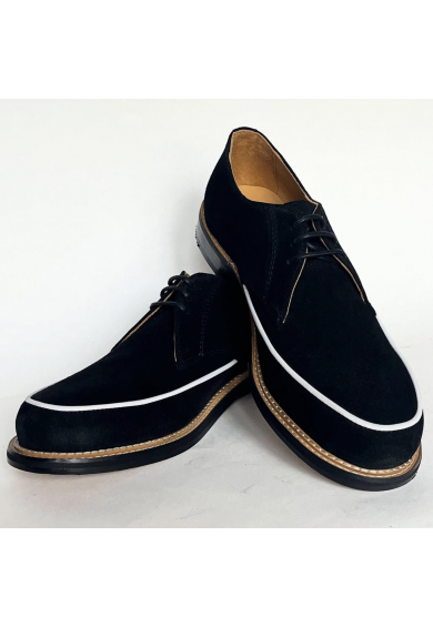 Dynamite Black Suede with White Dynamite Black Suede with White