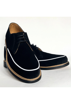 Dynamite Black Suede with White Dynamite Black Suede with White
