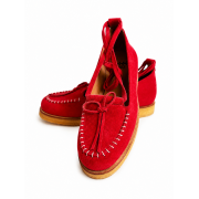 Grace Red Suede Crepe Sole