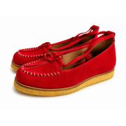 Grace Red Suede Crepe Sole
