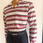 Nelson Collection Red Stripes Long Sleeves