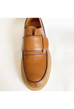 Vargas Camel and Brown Leather